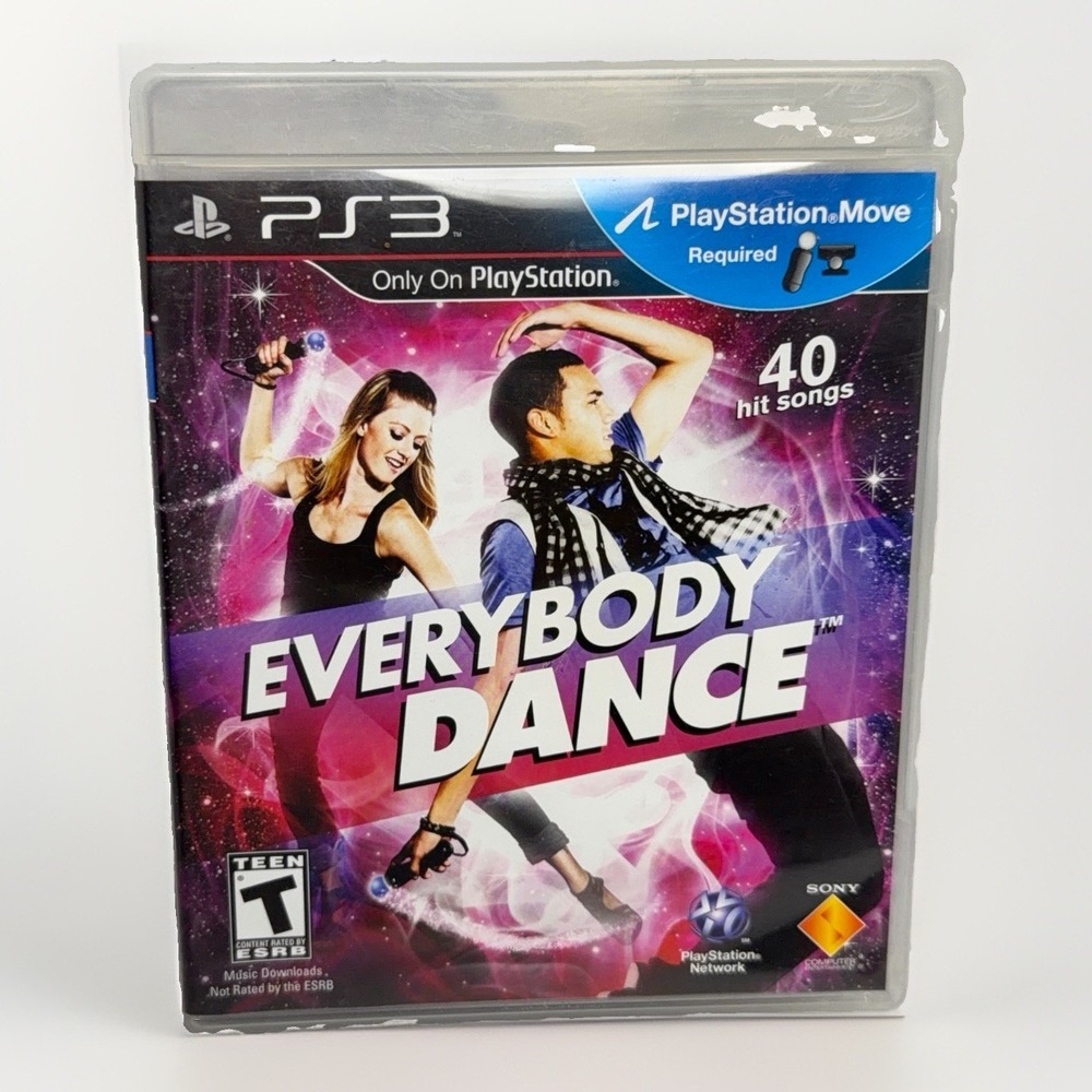 Everybody Dance Sony PlayStation 3 PS3 Game Complete Box Manual Move Required